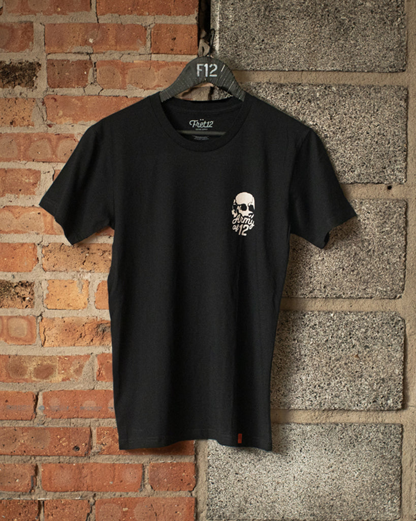 ARMY OF 12 TEE - BLACK