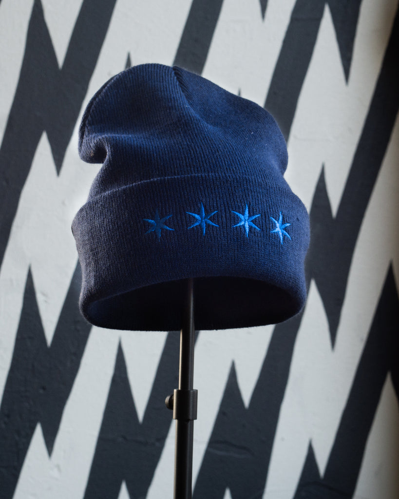 CHICAGO BEANIE - NAVY