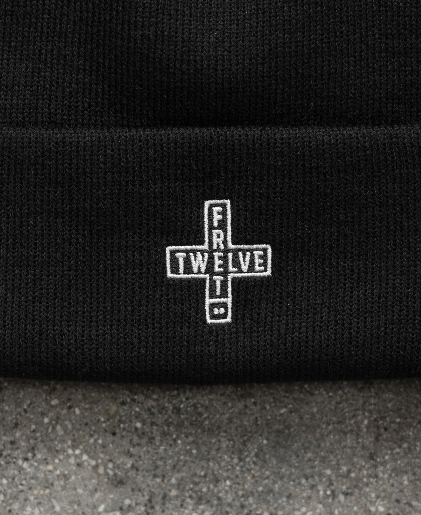 THE CROSSING BEANIE - BLACK