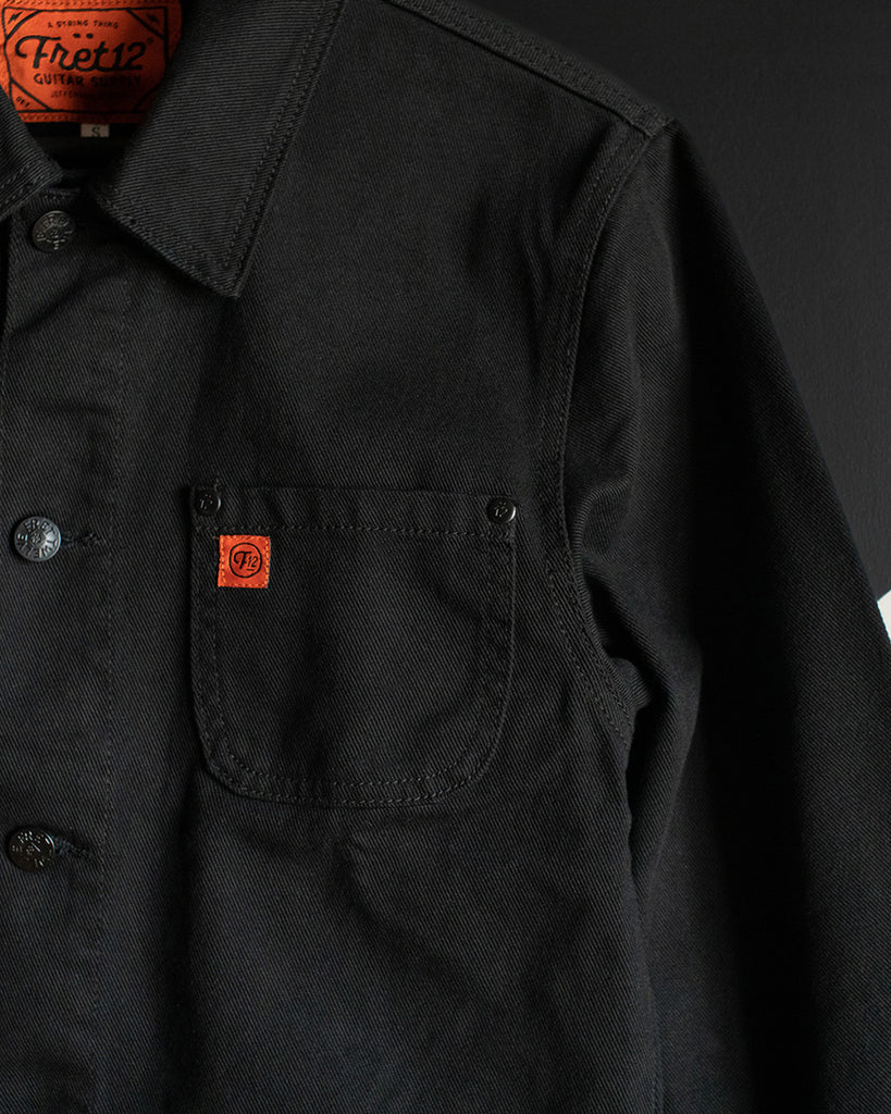 FRET12 CHORE COAT - BLACK