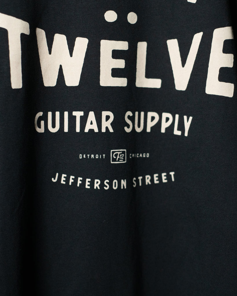 GUITAR SUPPLY TEE - BLACK