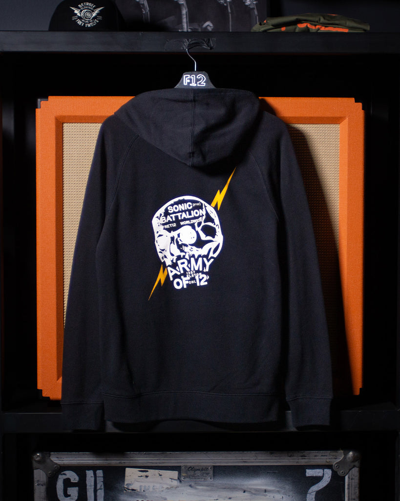 SONIC BATTALION HOODIE- BLACK