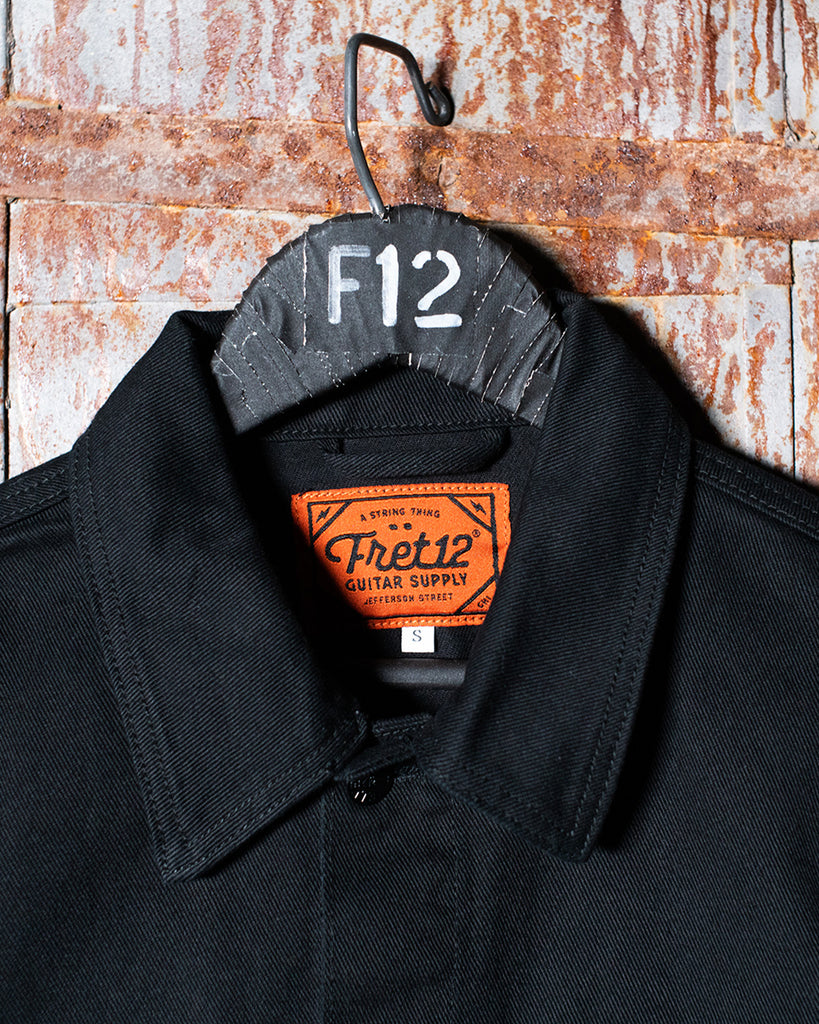 FRET12 CHORE COAT STRUNG OUT- BLACK