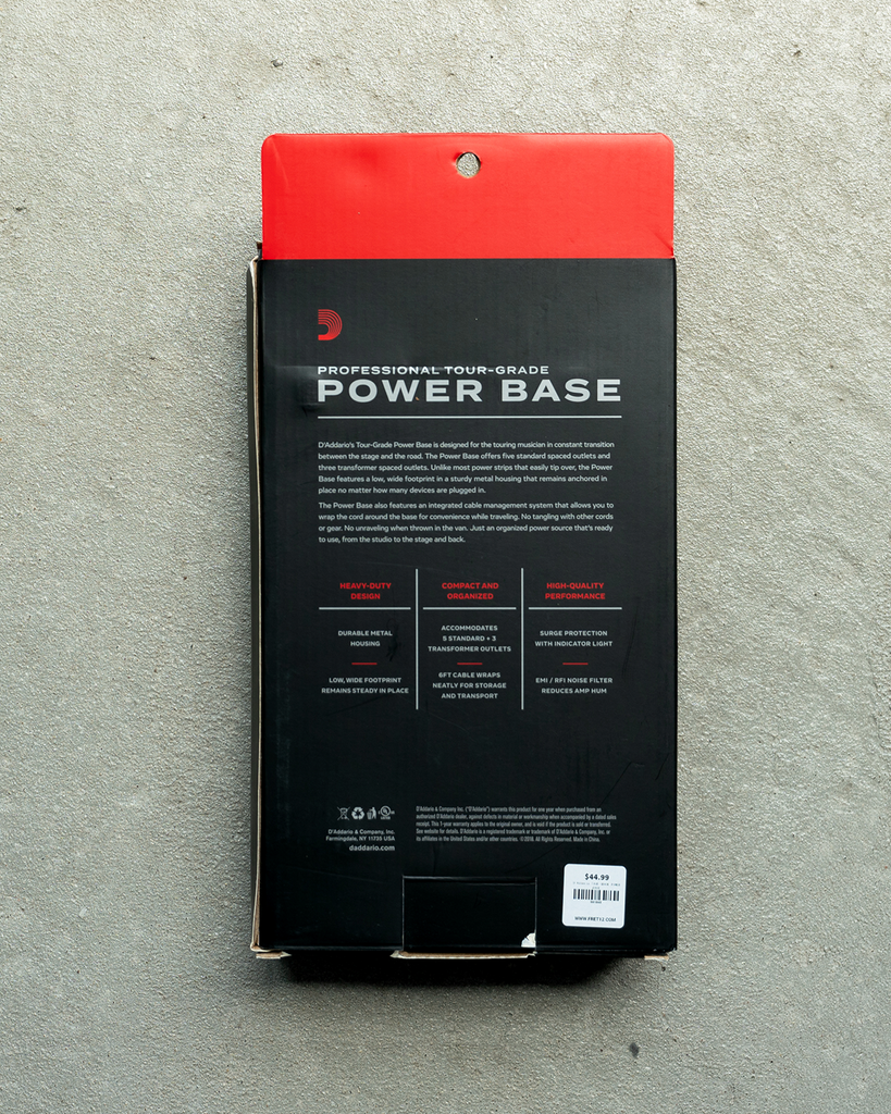 D'Addario TOUR-GRADE POWER BASE