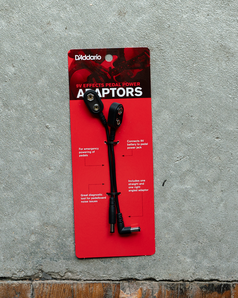 D'Addario 9 Volt Battery Power Adapter