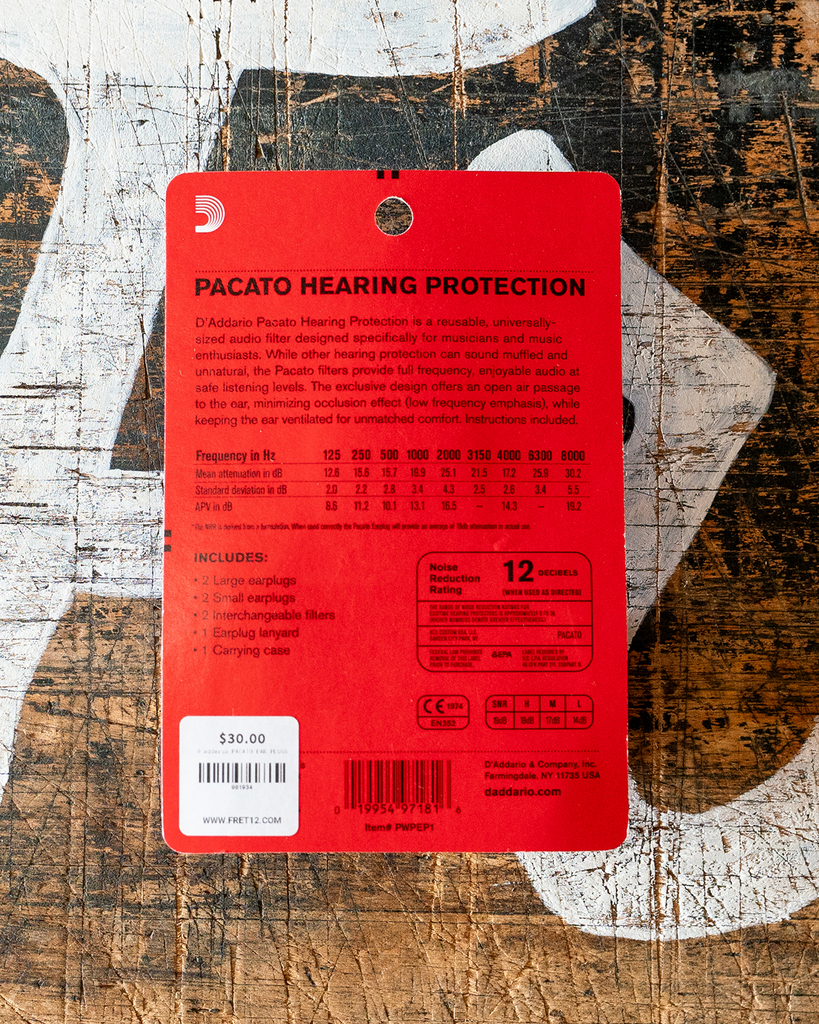 D'addario PACATO EAR PLUGS