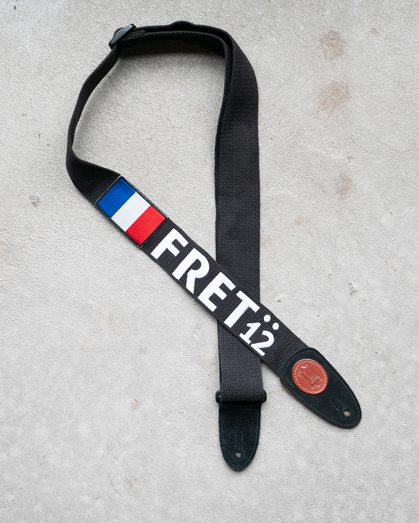 FRET12 FRANCE FLAG GUITAR STRAP