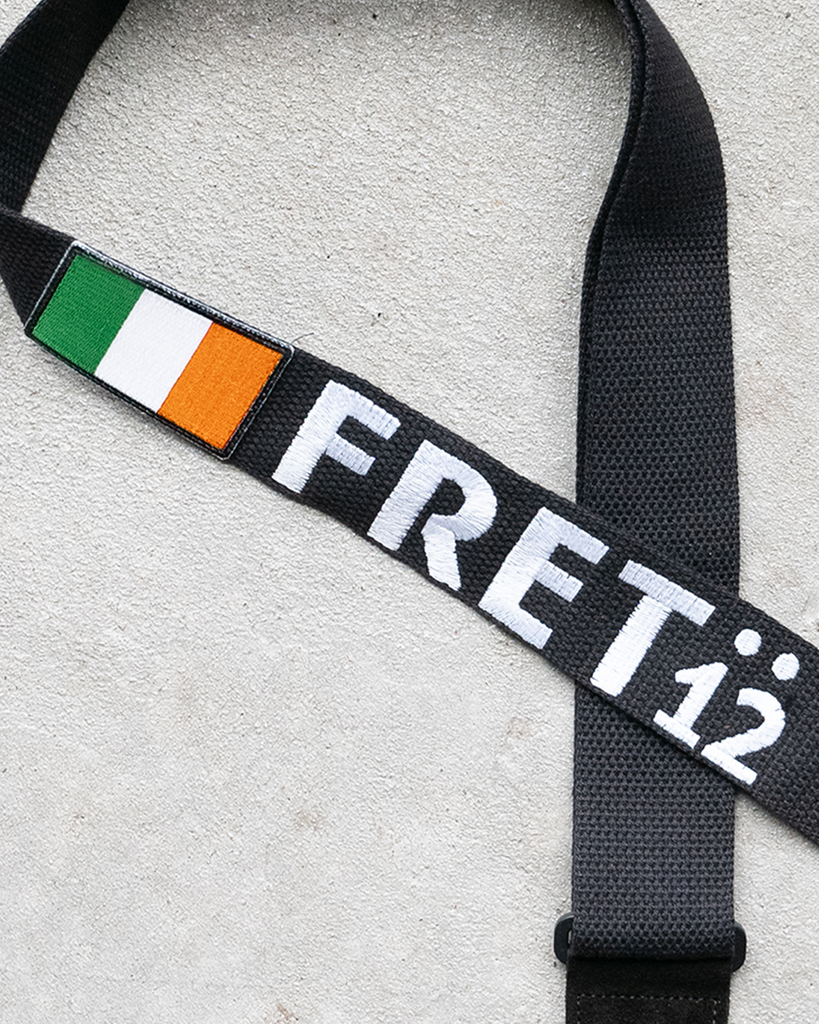 FRET12 IRISH FLAG GUITAR STRAP