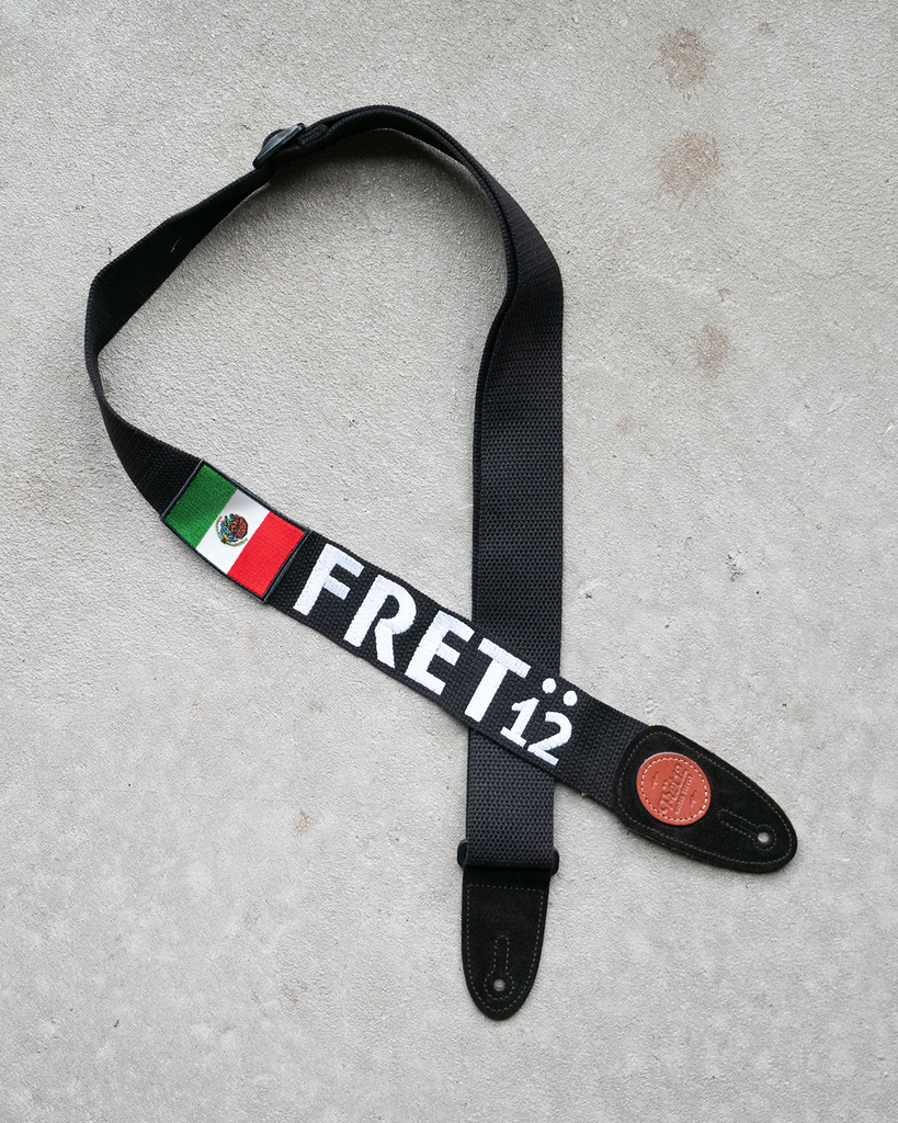 FRET12 MEXICO FLAG GUITAR STRAP