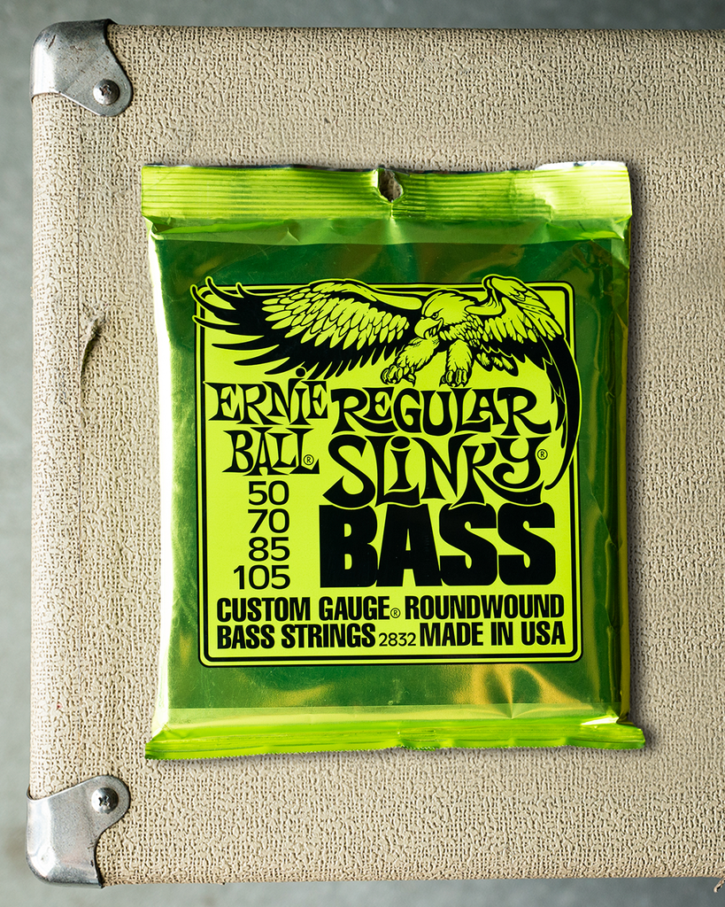 Ernie Ball Regular Slinky Nickel Wound Electric Bass Strings 50-105 Gauge