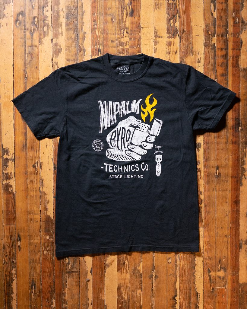 NAPALM STAGE LIGHTING TEE - BLACK