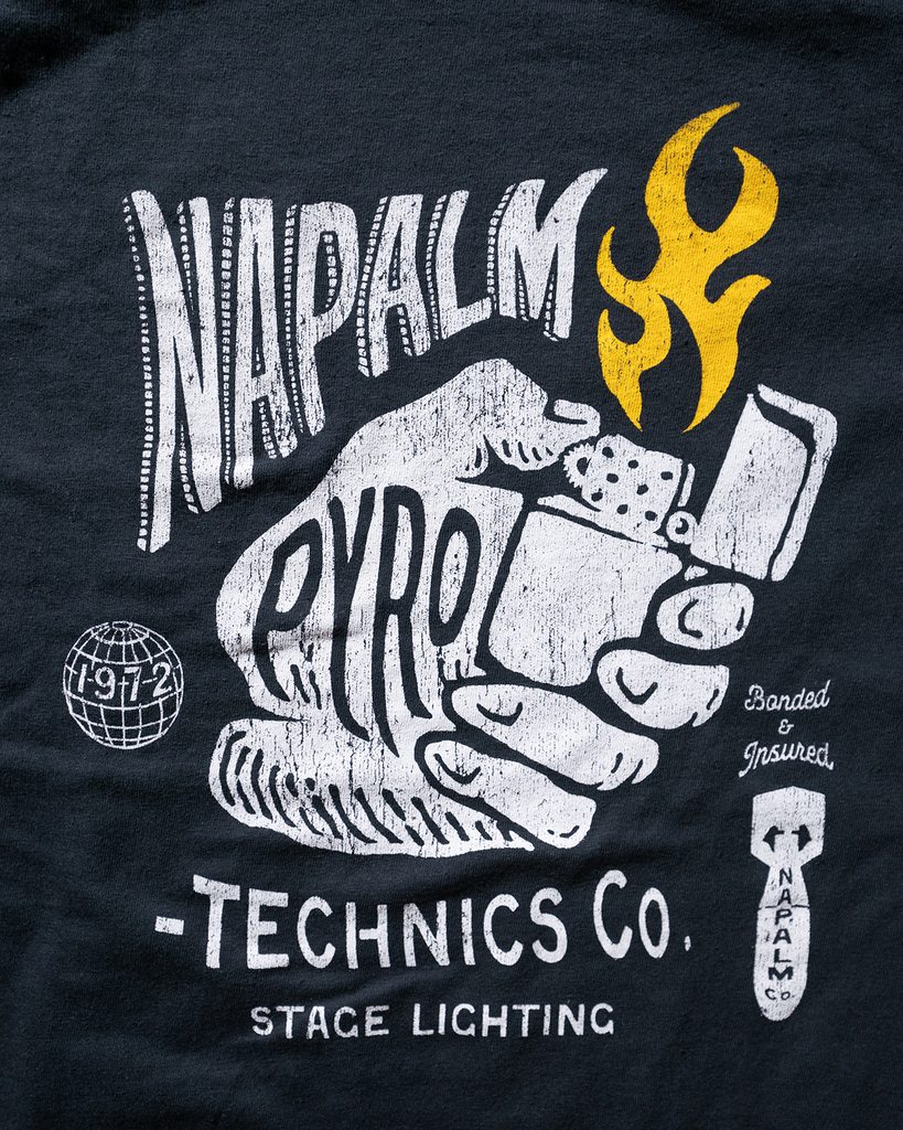 NAPALM STAGE LIGHTING TEE - BLACK