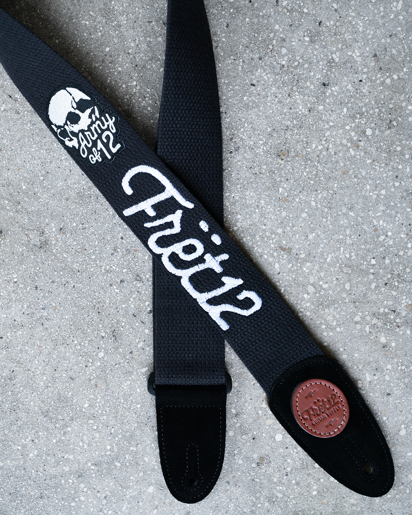 FRET12 ARMY OF 12 GUITAR STRAP - SCRIPT LOGO