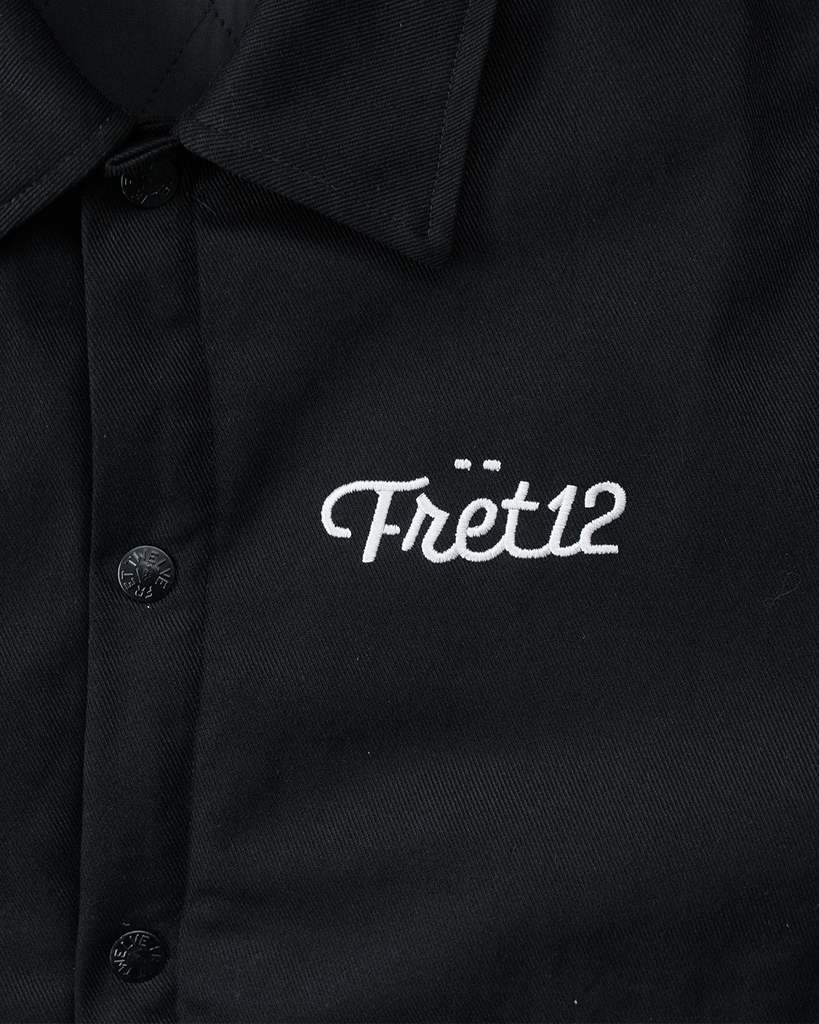 FRET12 - GUITAR SUPPLY WORK JACKET - BLACK