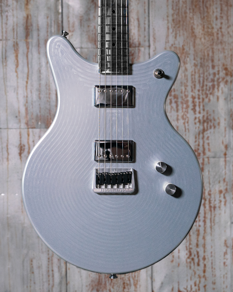 ALUMINATI GUITAR CO. NEBULA DELUXE HOLLOWCORE FULL ALUMINUM GUITAR