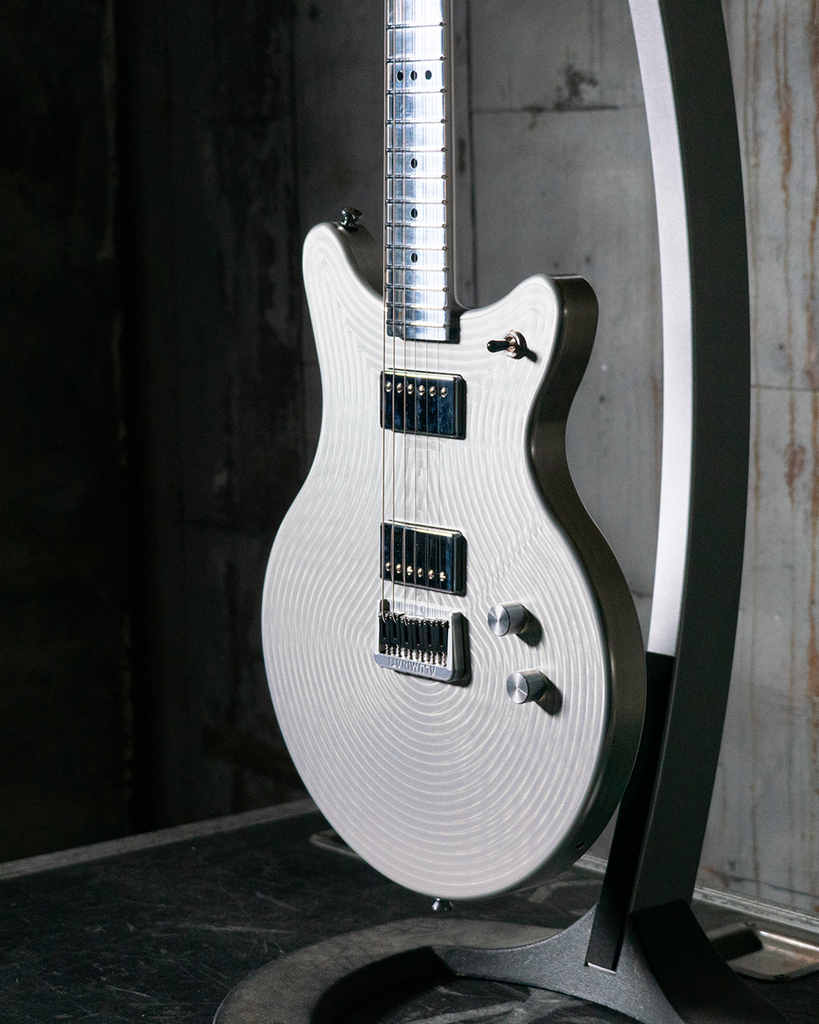 ALUMINATI GUITAR CO. NEBULA DELUXE HOLLOWCORE FULL ALUMINUM GUITAR