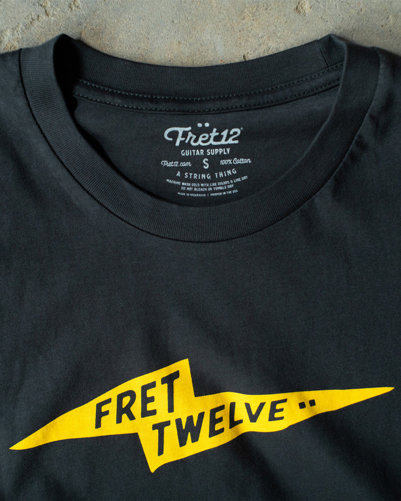 FRET TWELVE ELECTRIC DETROIT BOLT TEE - COAL