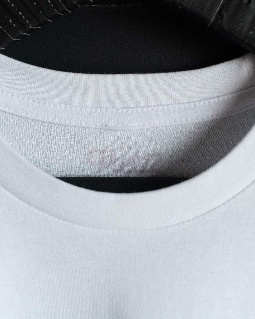 FRET12 SCRIPT LOGO TEE - WHITE