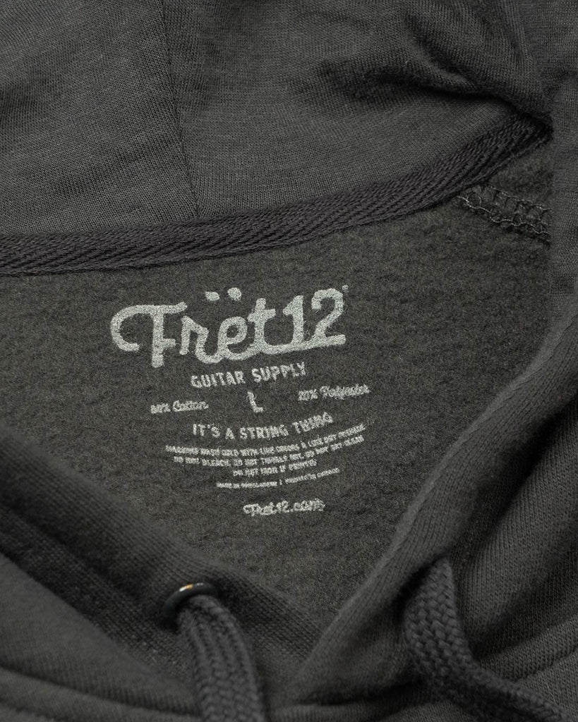 FRET12 STOCKYARD HOODIE - CHARCOAL