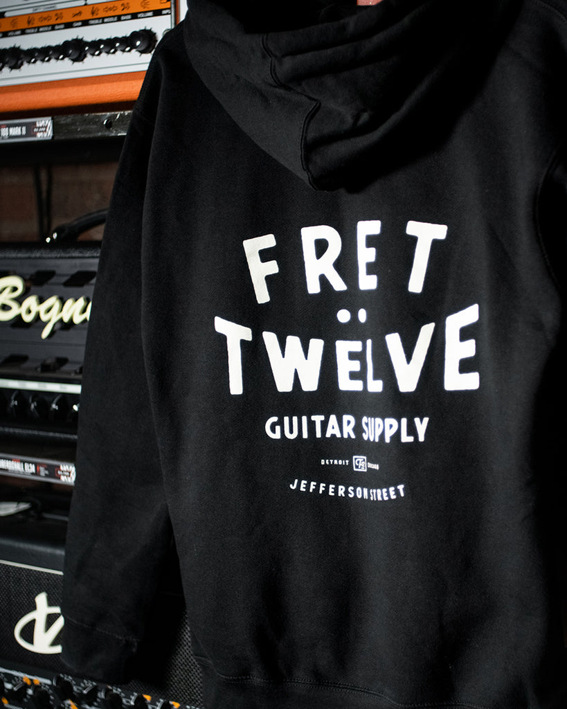 GUITAR SUPPLY HOODIE - BLACK