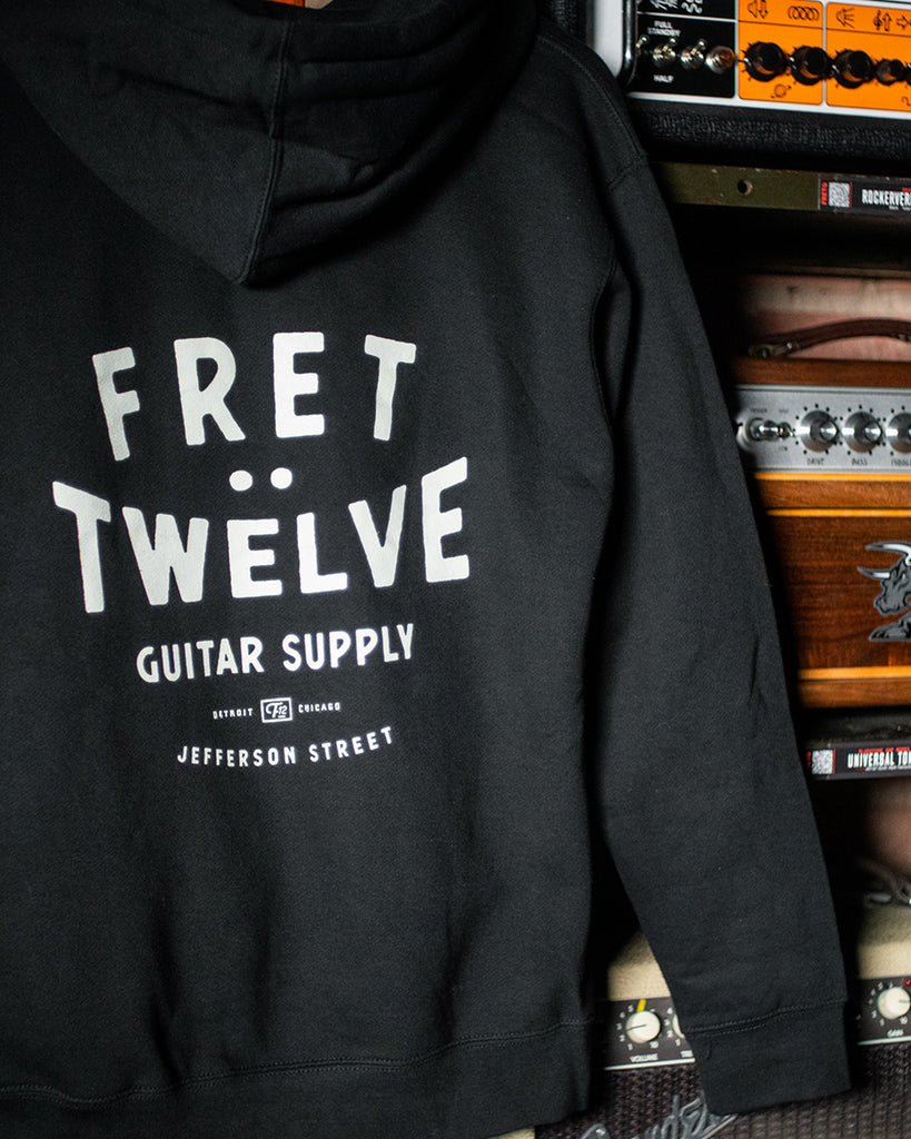 GUITAR SUPPLY HOODIE - BLACK