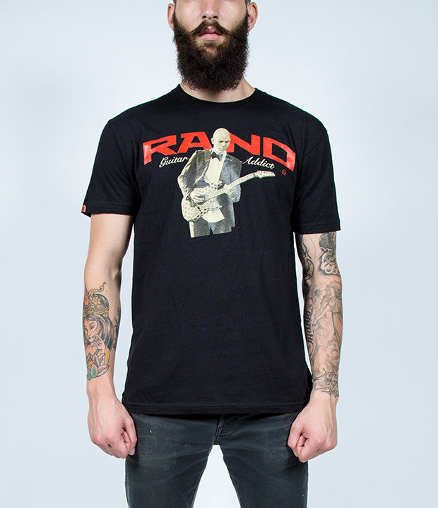 JOSH RAND (Stone Sour) GUITAR ADDICT TEE – BLACK