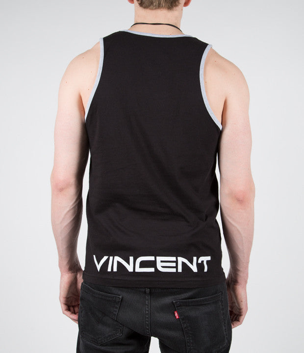 JACKY VINCENT (Falling In Reverse, Cry Venom): JV LOGO SLEEVELESS SHIRT