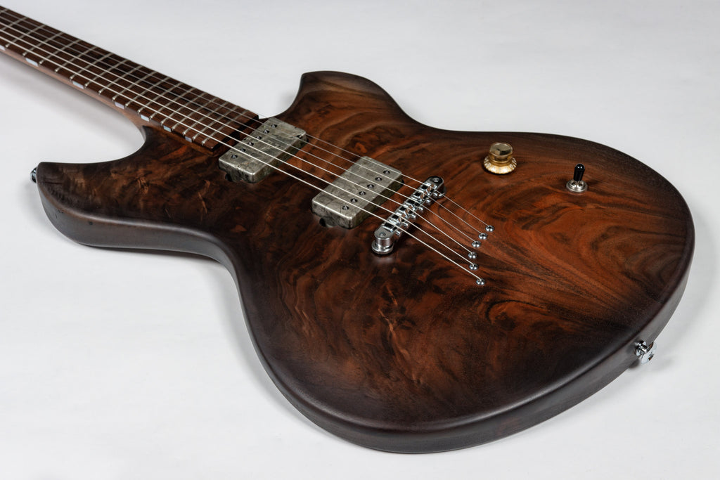 Crown Handcrafted Offset Guitar - Natural Cedar