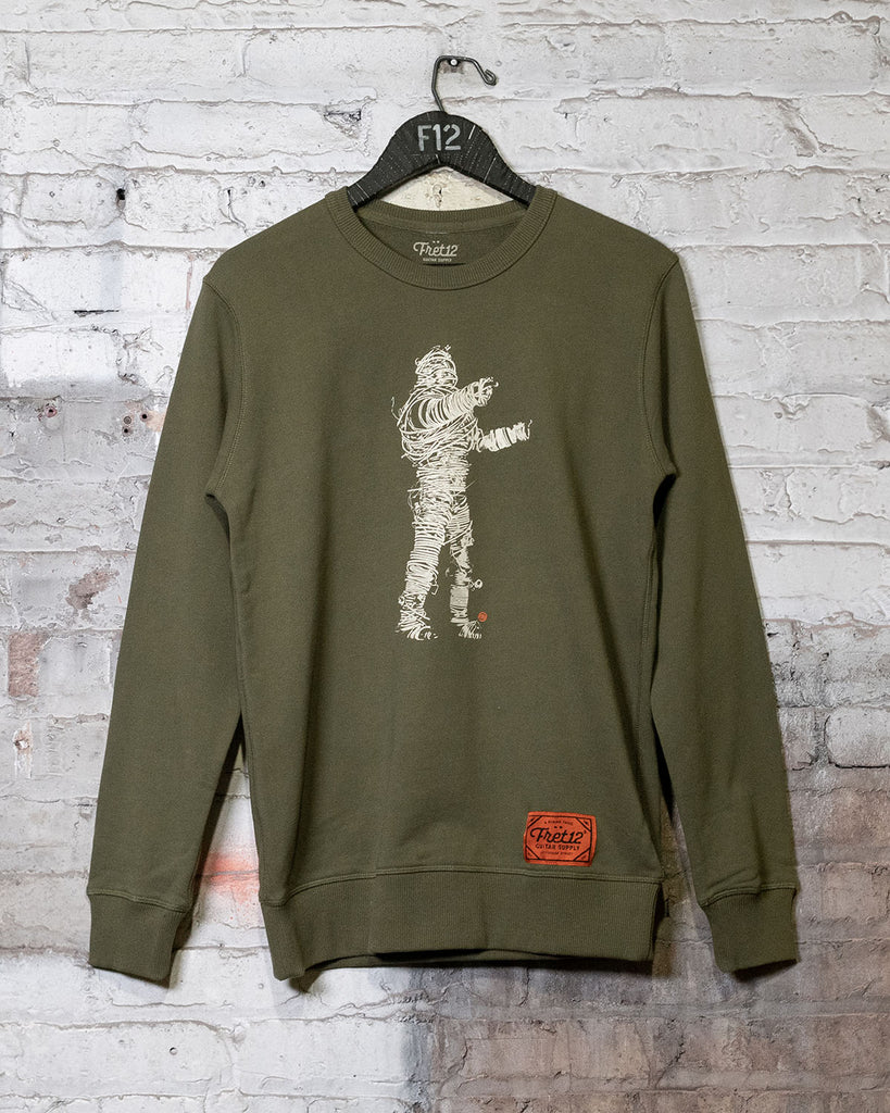 FRET12 STRING THING CREWNECK - ARMY