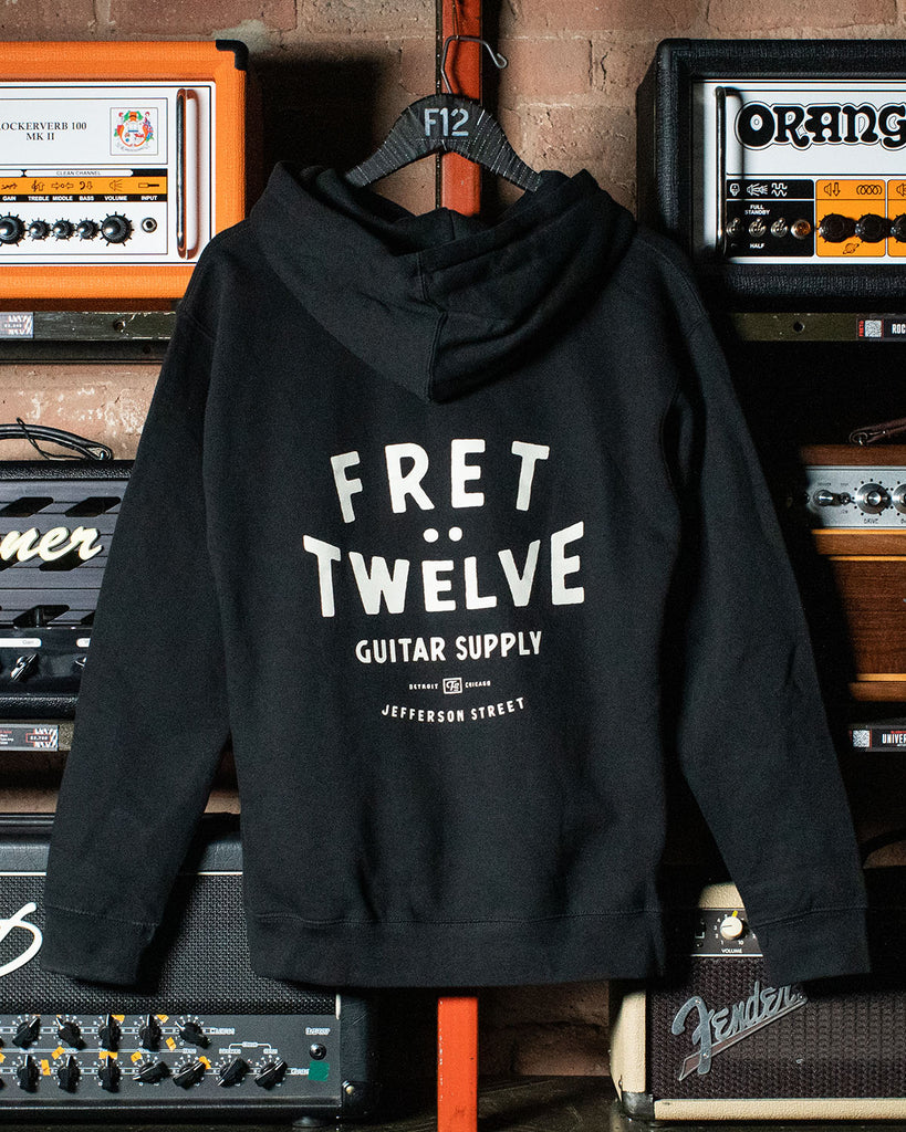 GUITAR SUPPLY HOODIE - BLACK