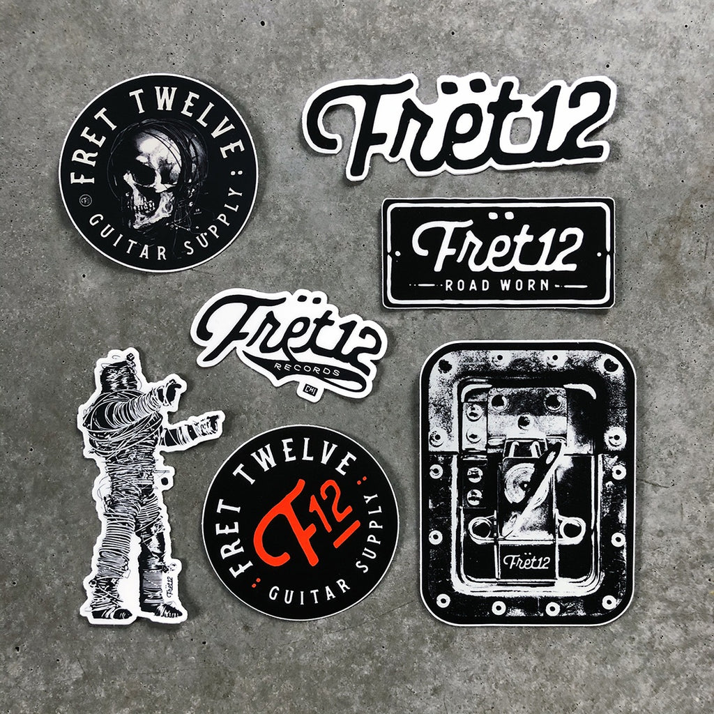 FRET12 SCRIPT LOGO – STICKER