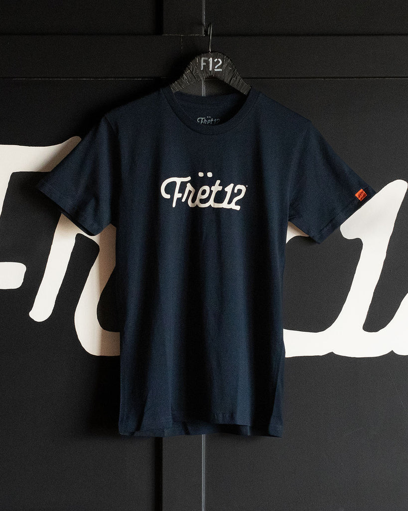 FRET12 SCRIPT LOGO TEE - NAVY