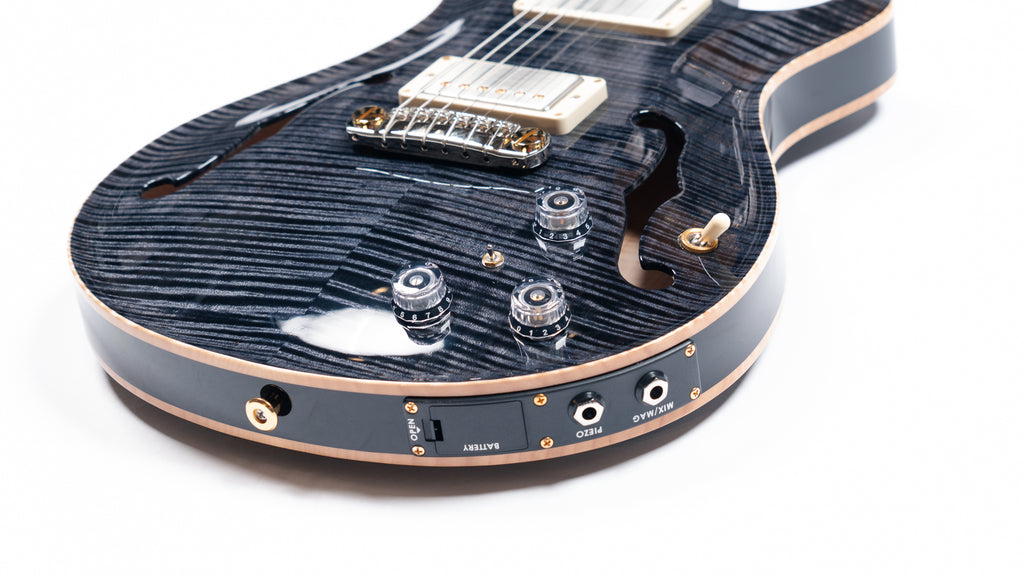 PRS Hollowbody II Piezo 10 top - Grey Black