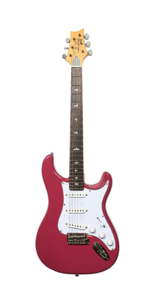 PRS SE Silver Sky - Dragon Fruit Red