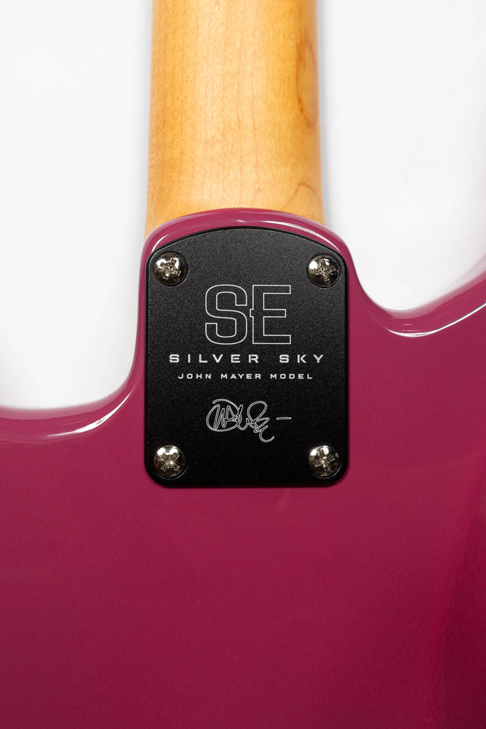 PRS SE Silver Sky - Dragon Fruit Red