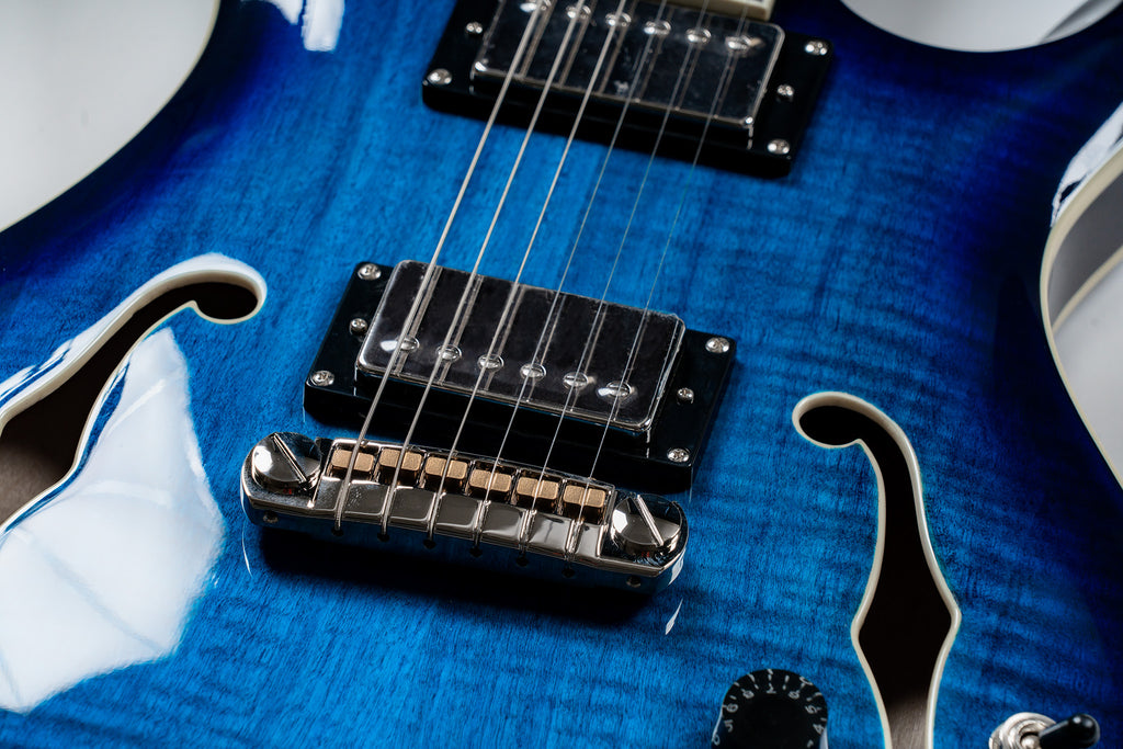 PRS SE Hollowbody II - Faded Blue Burst