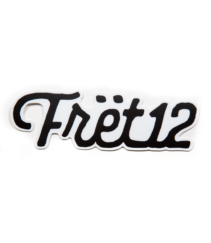 FRET12 SCRIPT LOGO – STICKER