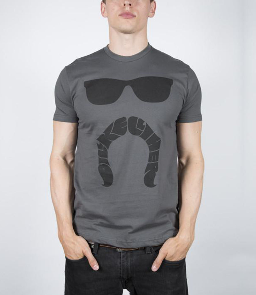 BILL KELLIHER (Mastodon) STACHE TEE – GRAY