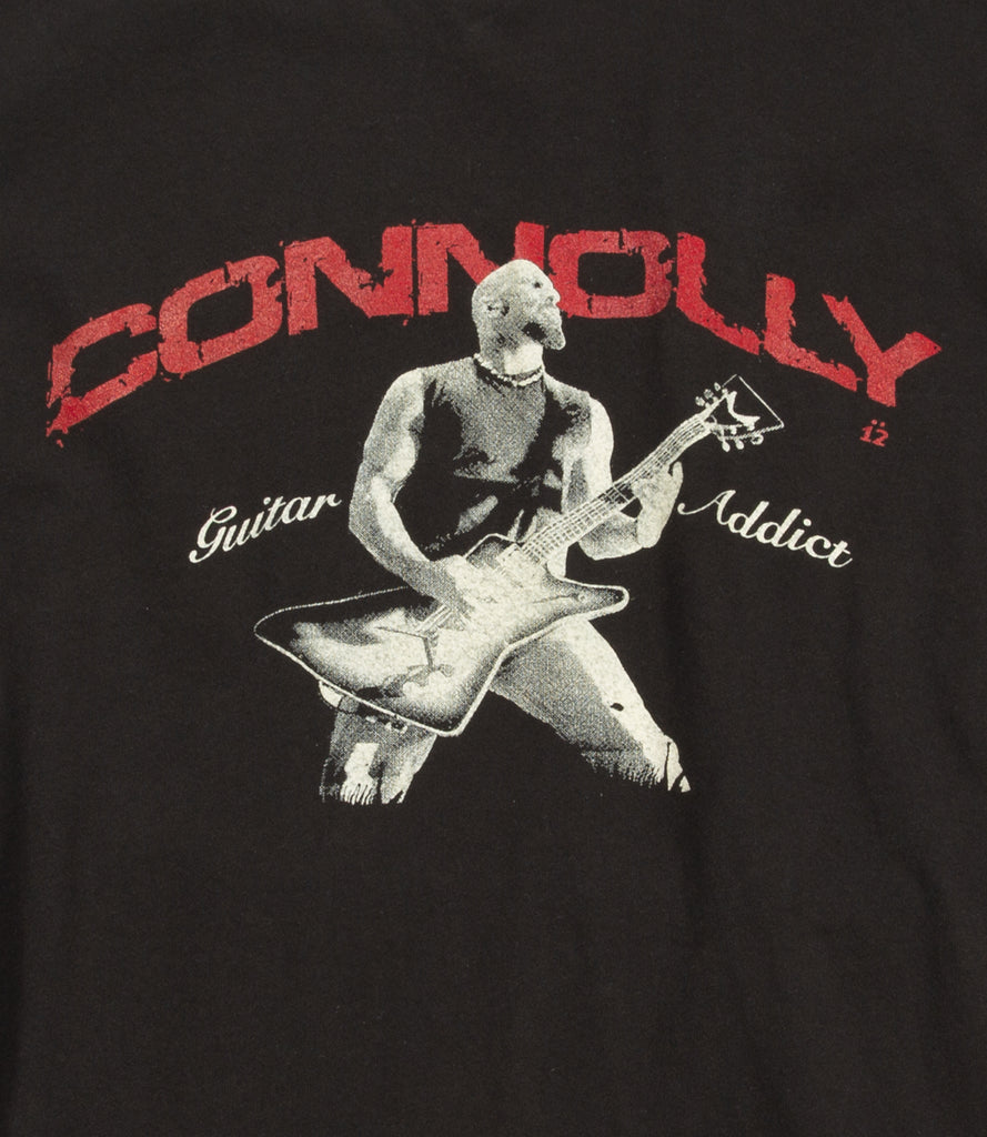 JOHN CONNOLLY (Sevendust) GUITAR ADDICT TEE – BLACK